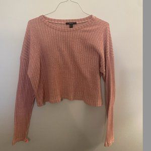 Forever 21 Pink long sleeve blouse